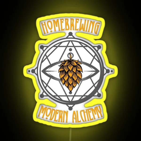 Homebrewing Hobby Brewer Craftbeer Beer RGB Neon Sign