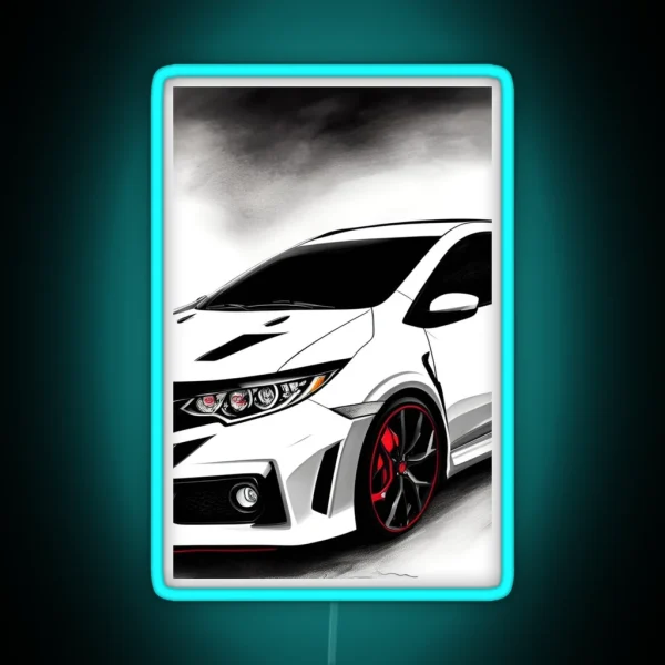 Honda Type R V5 RGB Neon Sign