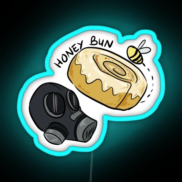 Honey Bun BREAD RGB Neon Sign