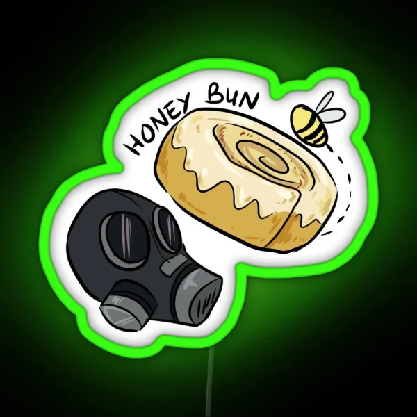 Honey Bun BREAD RGB Neon Sign
