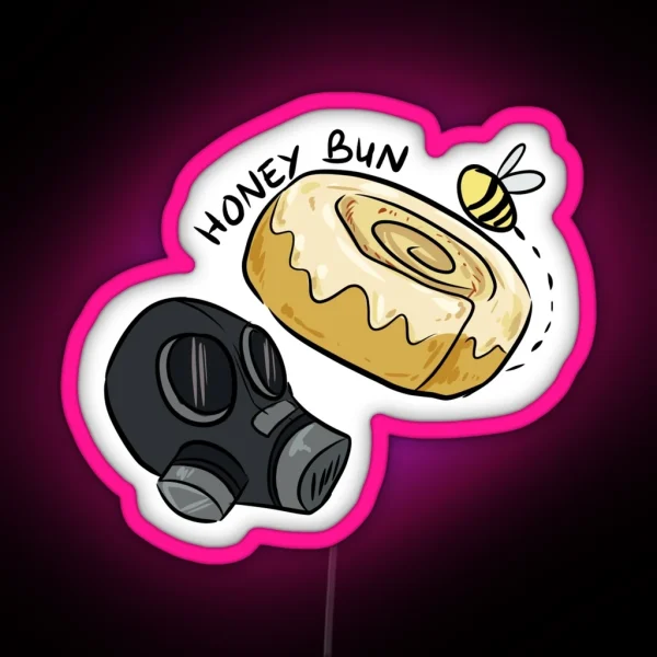 Honey Bun BREAD RGB Neon Sign