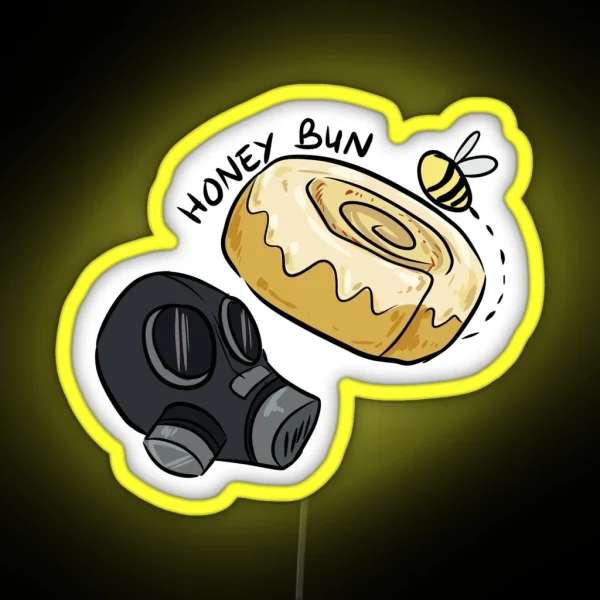 Honey Bun BREAD RGB Neon Sign