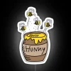 Vibrant Indoor Honey Pot Neon Sign with Color Changing RGB LEDs