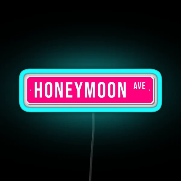 Honeymoon Ave RGB Neon Sign
