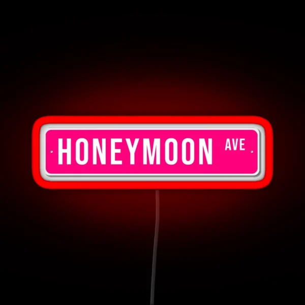 Honeymoon Ave RGB Neon Sign