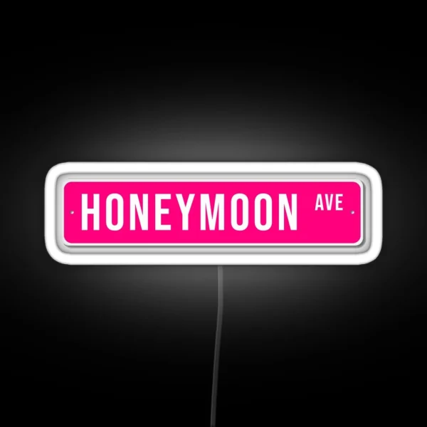 Honeymoon Ave RGB Neon Sign