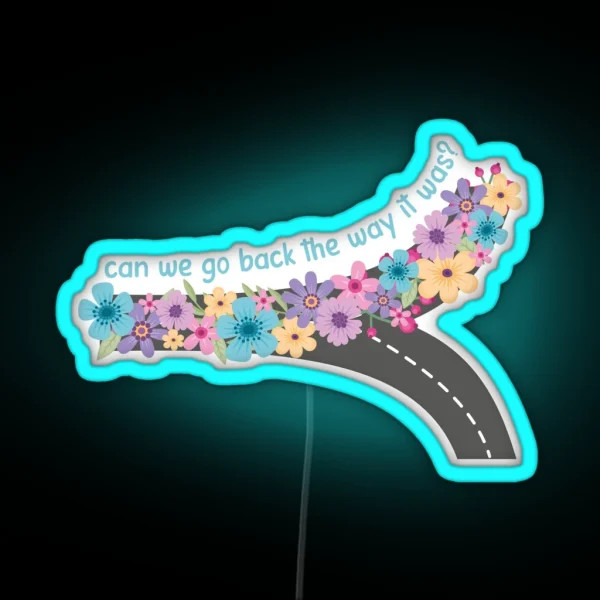 Honeymoon Avenue Lyrics RGB Neon Sign
