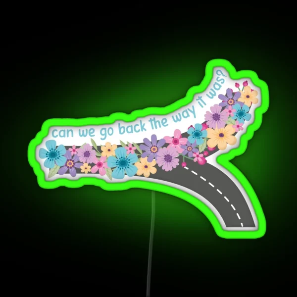 Honeymoon Avenue Lyrics RGB Neon Sign