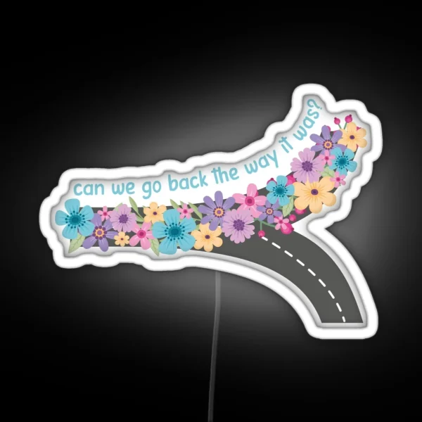 Honeymoon Avenue Lyrics RGB Neon Sign