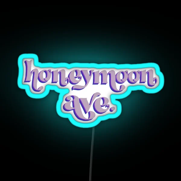Honeymoon Avenue RGB Neon Sign