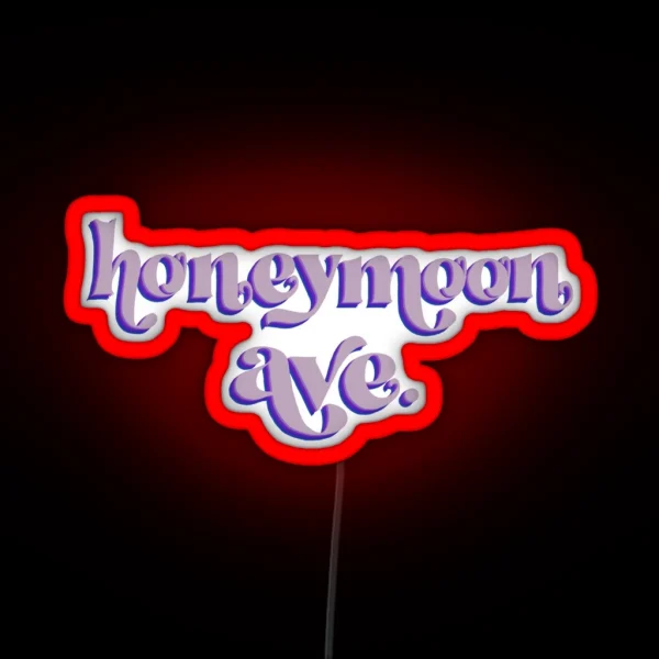 Honeymoon Avenue RGB Neon Sign