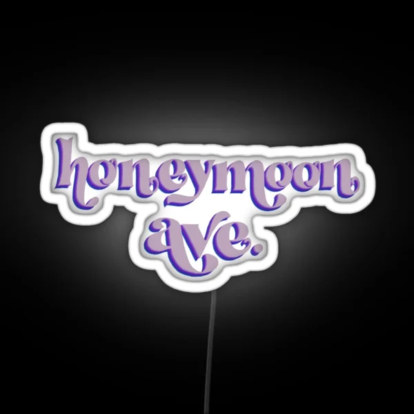 Honeymoon Avenue RGB Neon Sign