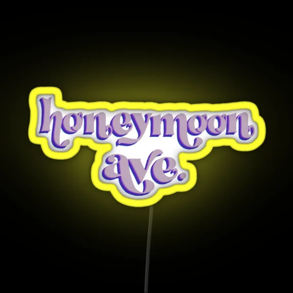 Honeymoon Avenue RGB Neon Sign
