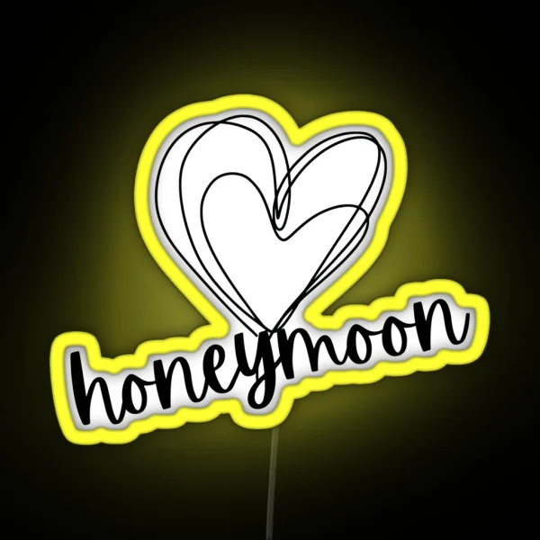 Honeymoon RGB Neon Sign