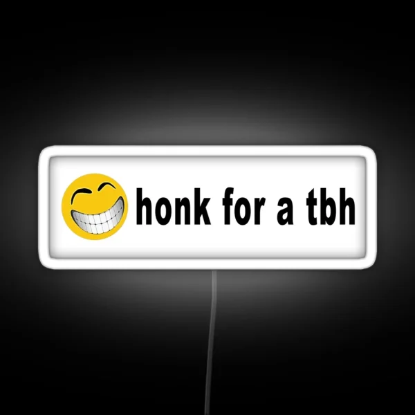 Honk For A TBH Bumper Led RGB Neon Sign