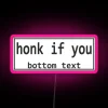 Colorful rgb led lightbox neon signs for modern living rooms
