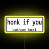 Colorful LED Bumper Neon Sign Perfect for Car Enthusiasts Decor