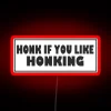 Add a humorous touch to any space with this sign.