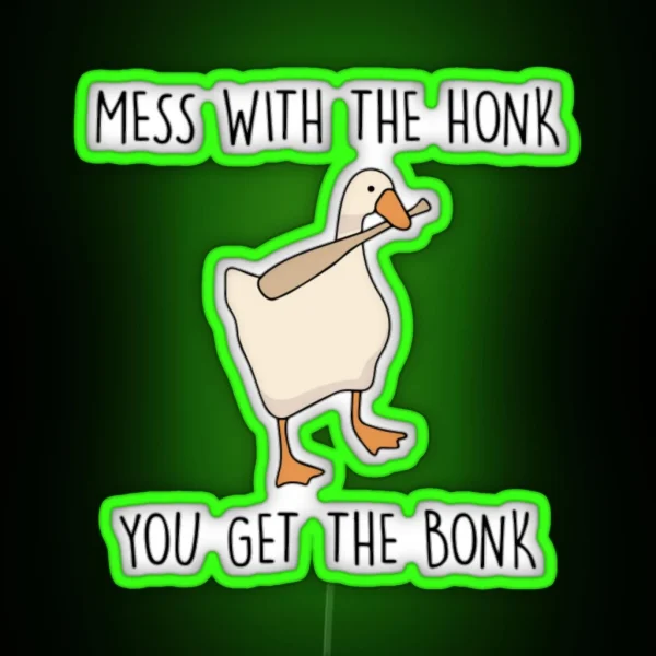 HONK RGB Neon Sign