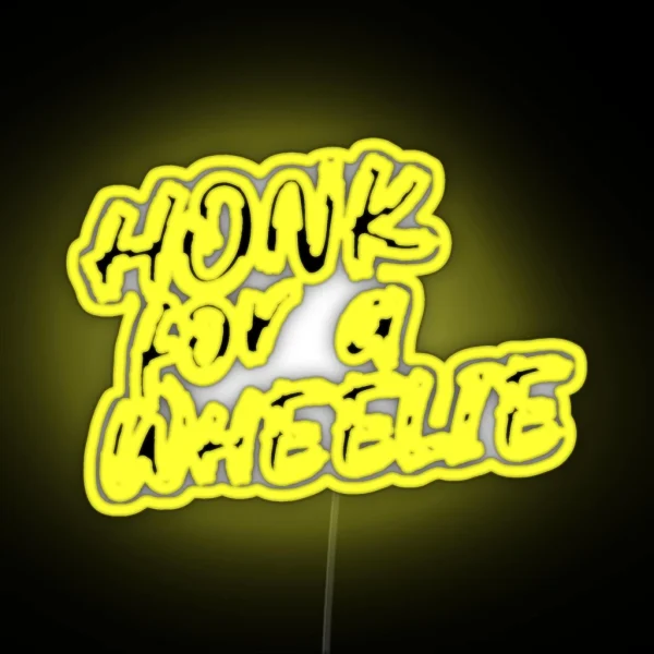 Honk Wheelie RGB Neon Sign