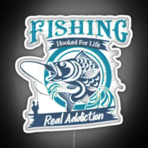 Hooked For Life RGB Neon Sign
