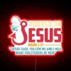 Faithful Devotion Illuminated with Vibrant RGB Glowing LED Neon Sign