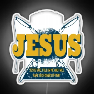 Hooked On Jesus RGB Neon Sign
