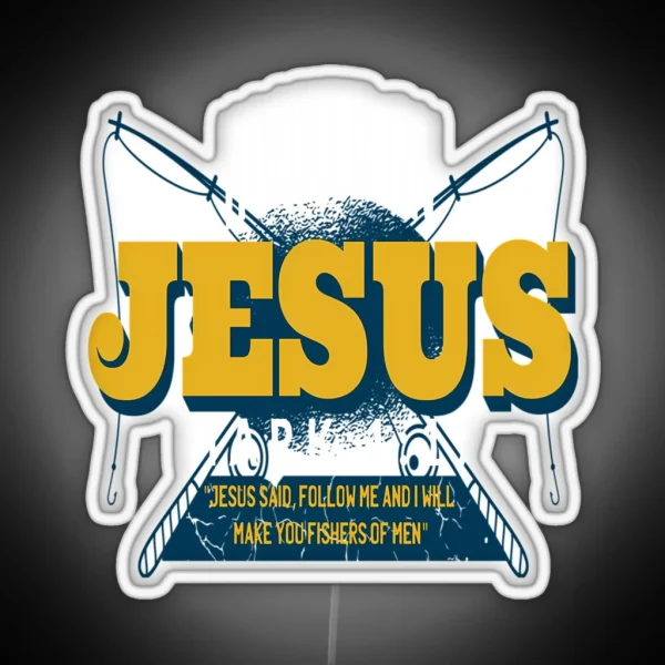 Hooked On Jesus RGB Neon Sign