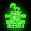 Eye-catching colorful personalized Hooked RGB neon light wall decor accents