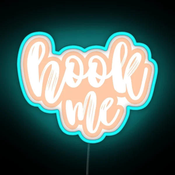 Hooked RGB Neon Sign