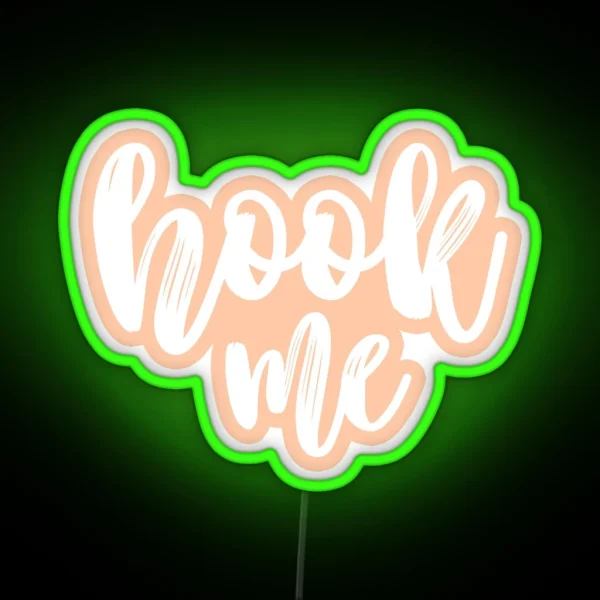 Hooked RGB Neon Sign