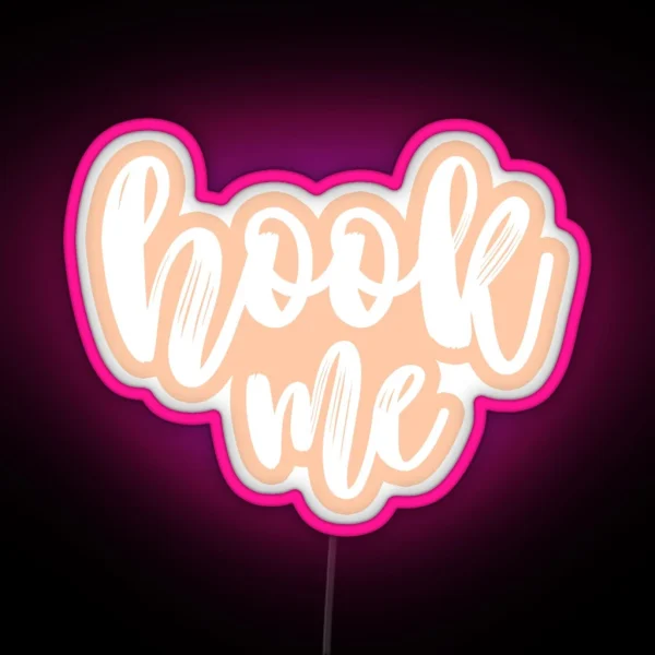 Hooked RGB Neon Sign