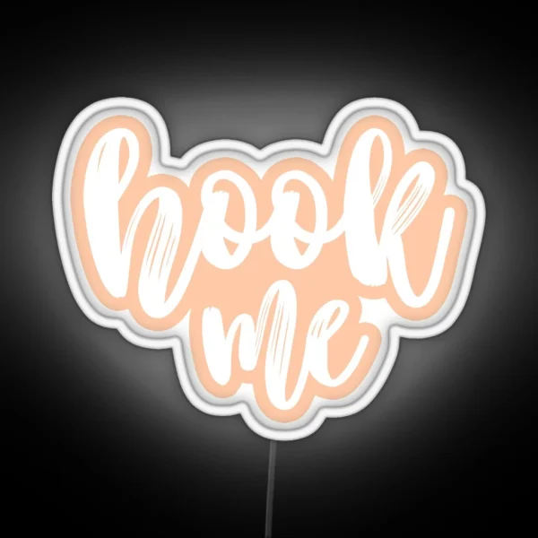 Hooked RGB Neon Sign
