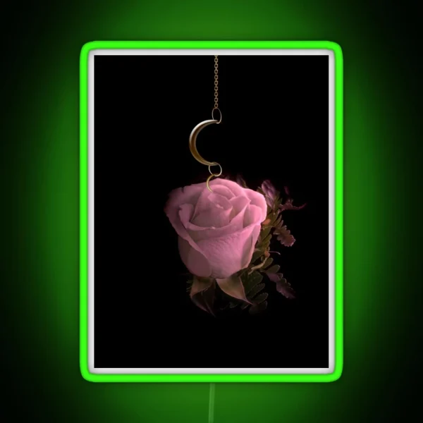 Hooked Tee RGB Neon Sign