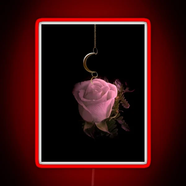 Hooked Tee RGB Neon Sign