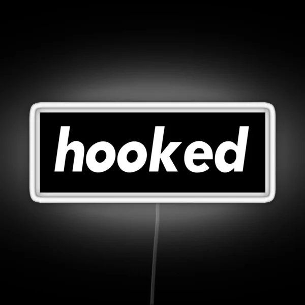 Hooked Words Gamers Use RGB Neon Sign