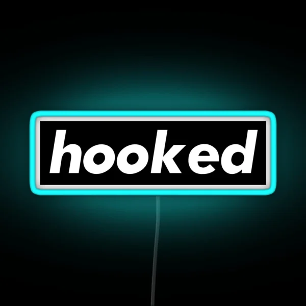 Hooked Words That Mean Something Totally Different When RGB Neon Sign