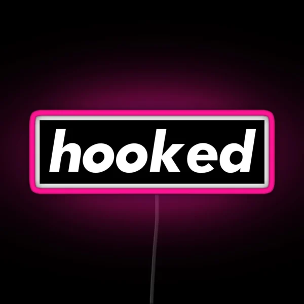 Hooked Words That Mean Something Totally Different When RGB Neon Sign