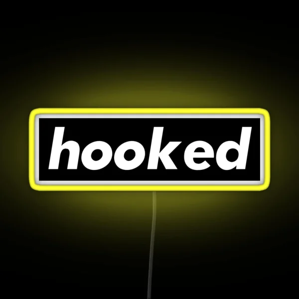 Hooked Words That Mean Something Totally Different When RGB Neon Sign