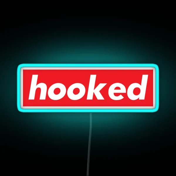 Hooked Words That Mean Something Totally Different When RGB Neon Sign