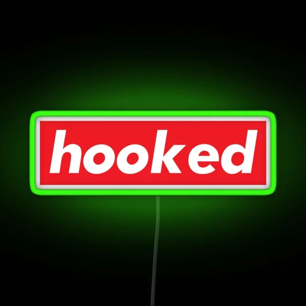 Hooked Words That Mean Something Totally Different When RGB Neon Sign
