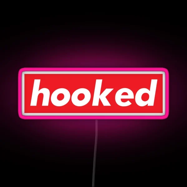 Hooked Words That Mean Something Totally Different When RGB Neon Sign