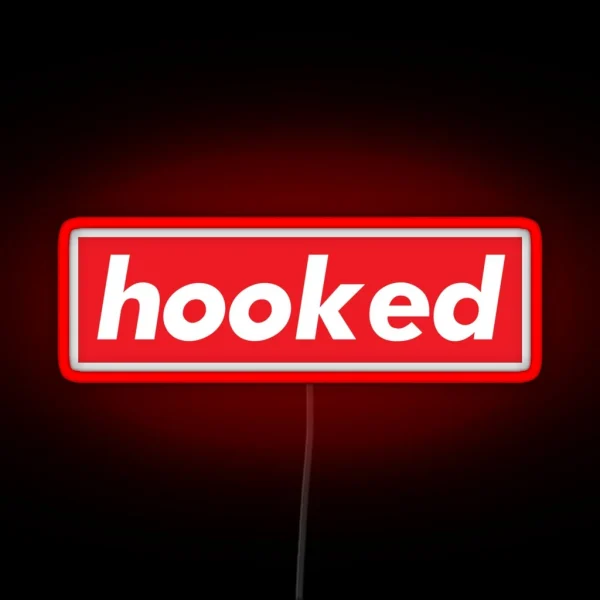 Hooked Words That Mean Something Totally Different When RGB Neon Sign