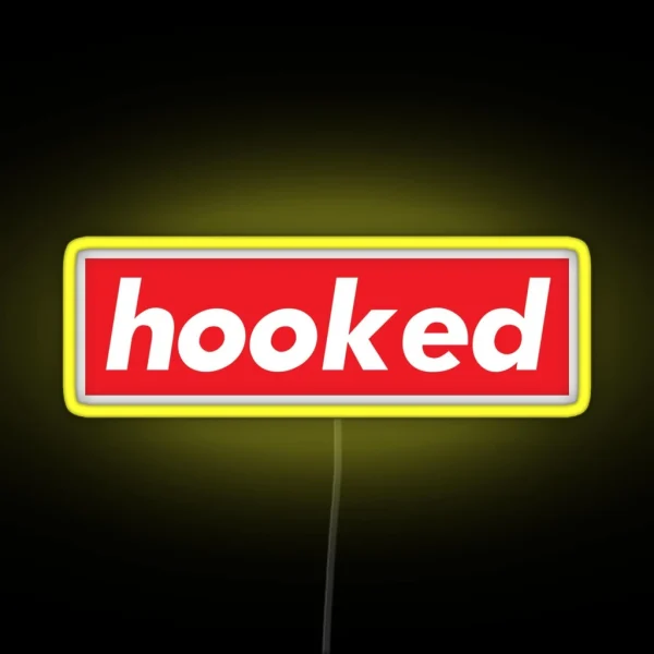Hooked Words That Mean Something Totally Different When RGB Neon Sign