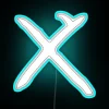 Vibrant RGB neon light bar decor for modern living spaces.