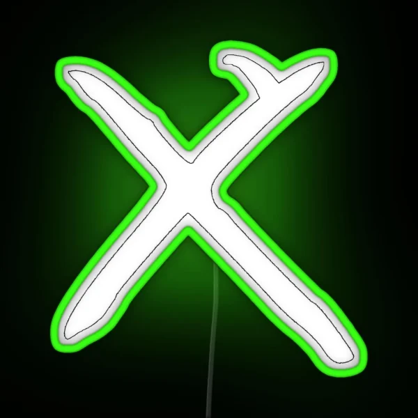 Hooked X RGB Neon Sign