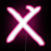Vibrant RGB LED neon light display for home decor spaces