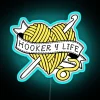 Boldly declare your devotion with this vibrant Hooker 4 Life sign.
