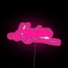 Handmade Hooker Crochet Style Neon RGB Color Changing Sign Artwork