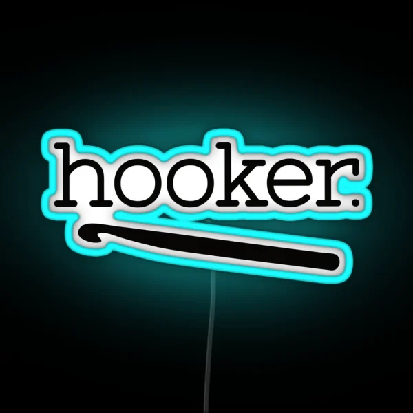 Hooker RGB Neon Sign